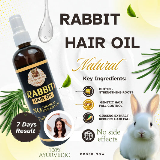 Rabit Herbal Hair Oil - 100% Effective!