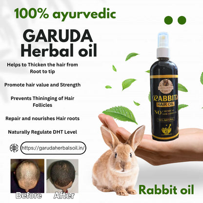 Rabit Herbal Hair Oil - 100% Effective!