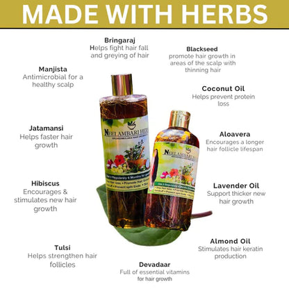 Original Adivasi Neelambari Hair Oil
